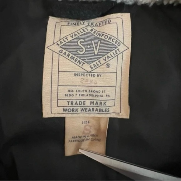 Salt Valley Western Corduroy Puffer Vest Snap Front Tartan Plaid Men's Sz S - Picture 8 of 10